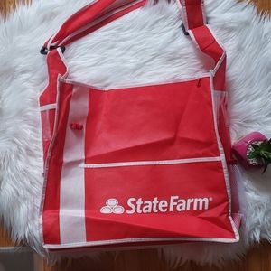 State Farm Red Adjustable Reusable Tote Bag